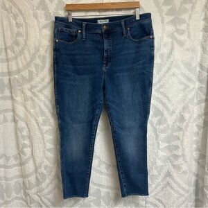 Madewell 10 Inch High Rise Skinny Jeans Medium Blue 34P